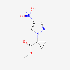 methyl 1-(4-nitro-1H-pyrazol-1-yl)cyclopropanecarboxylate