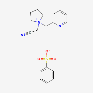 molecular formula C18H21N3O3S B8485628 Benzenesulfonate CAS No. 60032-56-6