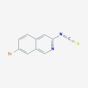 molecular formula C10H5BrN2S B8485631 7-Bromo-3-isothiocyanatoisoquinoline 