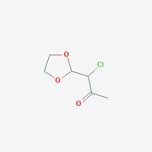 2-(1-Chloro-2-oxopropyl)dioxolane