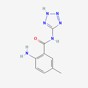 2-Amino-5-methyl-N-(1H-tetrazol-5-yl)benzamide