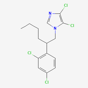 4,5-Dichloro-1-[2-(2,4-dichlorophenyl)hexyl]-1H-imidazole