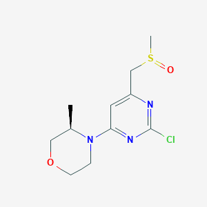 (R)-4-(2-chloro-6-(methylsulfinylmethyl)pyrimidin-4-yl)-3-methylmorpholine