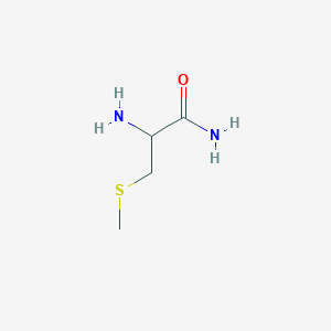 molecular formula C4H10N2OS B8485957 2-Amino-3-methylsulfanylpropanamide 