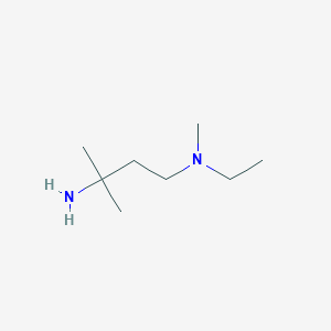 molecular formula C8H20N2 B8485972 N1-Ethyl-N1,3-dimethylbutane-1,3-diamine 