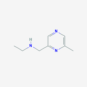 molecular formula C8H13N3 B8485997 Ethyl-(6-methyl-pyrazin-2-ylmethyl)-amine 