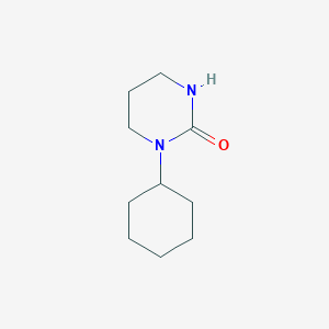 molecular formula C10H18N2O B8486003 1-Cyclohexyl-Hexa-Hydro-2-Pyrimidinone 