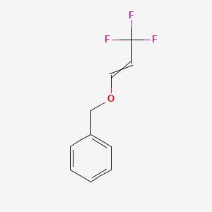 {[(3,3,3-Trifluoroprop-1-en-1-yl)oxy]methyl}benzene