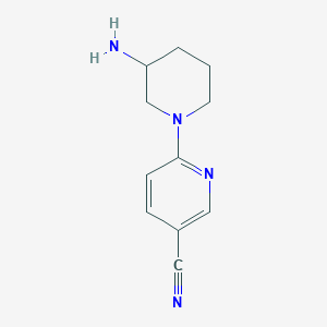6-(3-Aminopiperidin-1-yl)nicotinonitrile