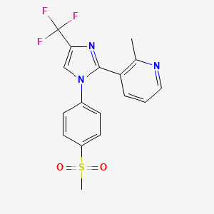 Pyridine,2-methyl-3-[1-[4-(methylsulfonyl)phenyl]-4-(trifluoromethyl)-1h-imidazol-2-yl]-