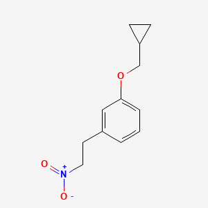 1-Cyclopropylmethoxy-3-(2-nitro-ethyl)-benzene