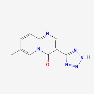 4H-Pyrido[1,2-a]pyrimidin-4-one, 7-methyl-3-(1H-tetrazol-5-yl)-