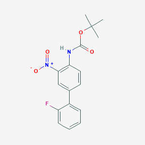 (2'-Fluoro-3-nitro-biphenyl-4-yl)-carbamic acid tert.-butyl ester
