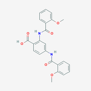 2,4-Bis(2-methoxybenzamido)benzoic acid