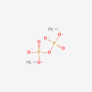 molecular formula O7P2Pb2 B084863 Lead pyrophosphate CAS No. 13453-66-2