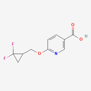 6-((2,2-difluorocyclopropyl)methoxy)nicotinic Acid