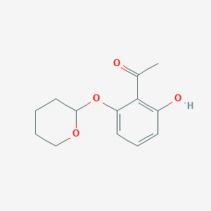 B8486491 6'-Hydroxy-2'-(tetrahydropyran-2-yloxy)acetophenone CAS No. 63854-17-1