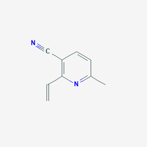 molecular formula C9H8N2 B8486512 6-Methyl-2-vinylnicotinonitrile 