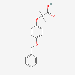 2-(p-(Benzyloxy)phenoxy)-2-methylpropionic acid
