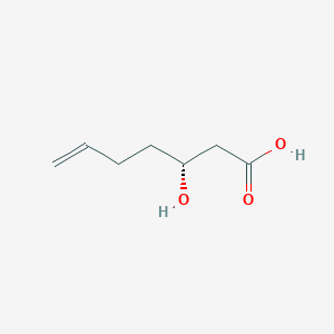 (r)-3-Hydroxy-6-heptenoic acid