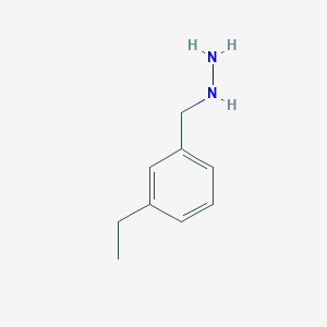 molecular formula C9H14N2 B8486540 3-Ethylbenzylhydrazine 
