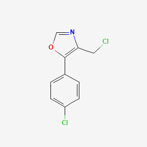 4-(Chloromethyl)-5-(4-chlorophenyl)-1,3-oxazole