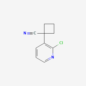 1-(2-Chloropyridin-3-yl)cyclobutanecarbonitrile