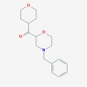 (4-benzylmorpholin-2-yl)(tetrahydro-2H-pyran-4-yl)methanone