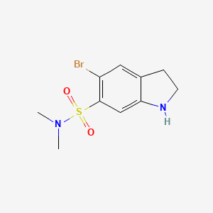 5-Bromo-2,3-dihydro-1H-indole-6-sulfonic acid dimethylamide