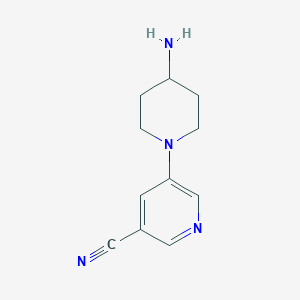 5-(4-Amino-1-piperidinyl)-3-pyridinecarbonitrile