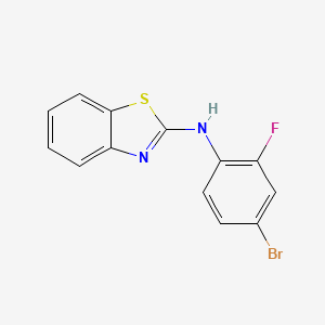 N2-(4-bromo-2-fluorophenyl)-1,3-benzothiazol-2-amine