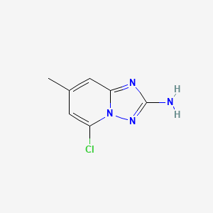 5-Chloro-7-methyl[1,2,4]triazolo[1,5-a]pyridin-2-amine