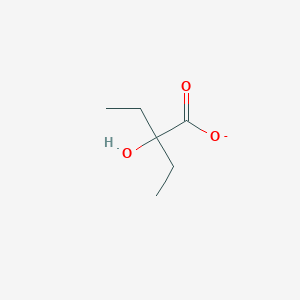 molecular formula C6H11O3- B8486720 Ethyl-hydroxybutyrate 