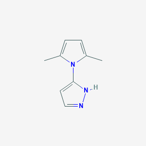 3-(2,5-Dimethylpyrrol-1-yl)-1H-pyrazole