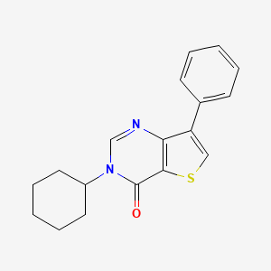 3-Cyclohexyl-7-phenylthieno[3,2-d]pyrimidin-4(3H)-one