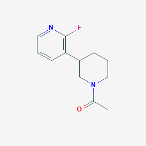 1-(3-(2-Fluoropyridin-3-yl)piperidin-1-yl)ethanone