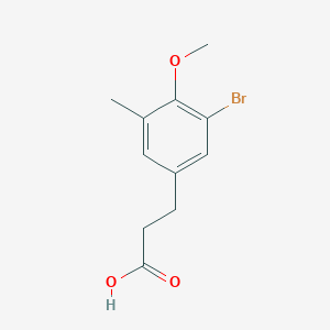 3-(3-Bromo-4-methoxy-5-methylphenyl)propionic acid
