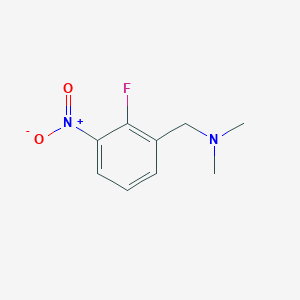 1-(2-fluoro-3-nitrophenyl)-N,N-dimethylmethanamine