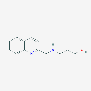 3-[(Quinolin-2-ylmethyl)-amino]-propan-1-ol