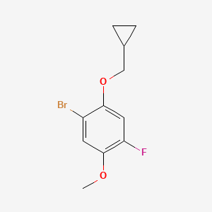 1-Bromo-2-cyclopropylmethoxy-4-fluoro-5-methoxy-benzene