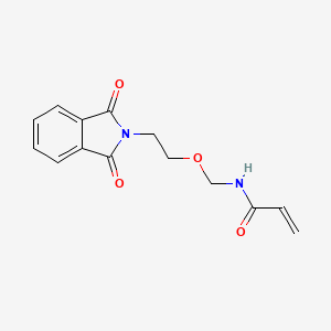 molecular formula C14H14N2O4 B8487552 N-(2-Phthalimidoethoxy methyl) acrylamide 