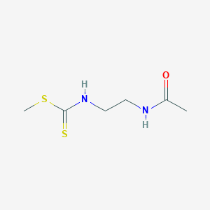 B8487651 Methyl 2-acetamidoethyldithiocarbamate CAS No. 63612-41-9