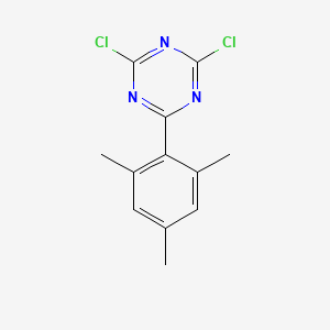 molecular formula C12H11Cl2N3 B8487855 2,4-Dichloro-6-mesityl-s-triazine 