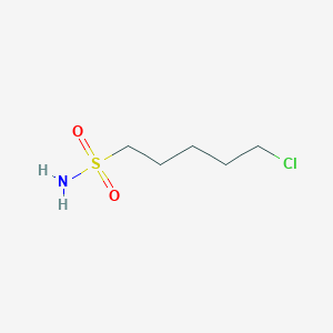 molecular formula C5H12ClNO2S B8487893 5-Chloropentanesulfonamide 