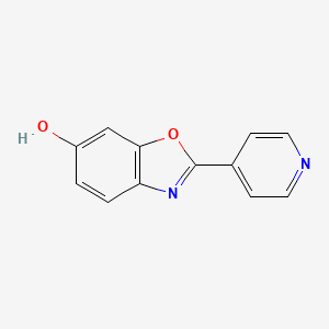 molecular formula C12H8N2O2 B8487950 2-Pyridin-4-yl-benzoxazol-6-ol 