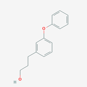 molecular formula C15H16O2 B008488 3-(3-Phenoxyphenyl)propan-1-ol CAS No. 106797-69-7