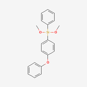 molecular formula C20H20O3Si B8488152 Dimethoxy(4-phenoxyphenyl)(phenyl)silane 