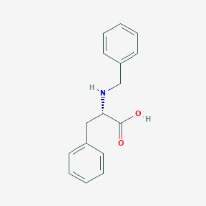 molecular formula C16H17NO2 B8488196 L-Phenylalanine, N-(phenylmethyl)- CAS No. 19461-04-2