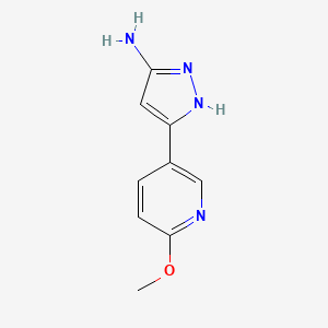 3-(6-Methoxypyridin-3-yl)-1H-pyrazol-5-amine