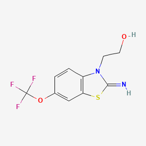 3-(2-Hydroxyethyl)-2-imino-6-trifluoromethoxybenzothiazoline